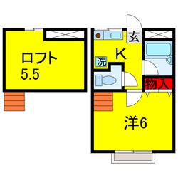 八幡宿駅 徒歩8分 2階の物件間取画像